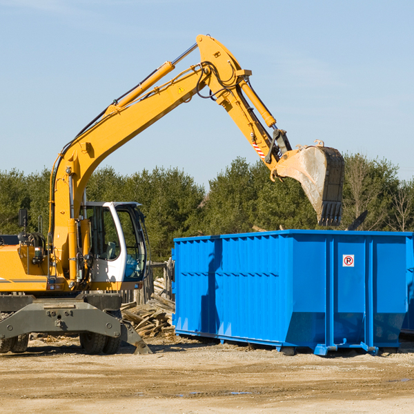 what size residential dumpster rentals are available in Maysville OK